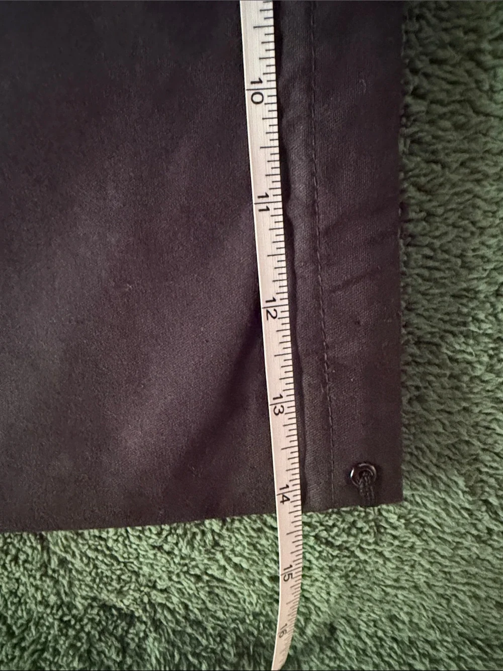 Saint Laurent Black Drawstring Dust Bag with White Logo